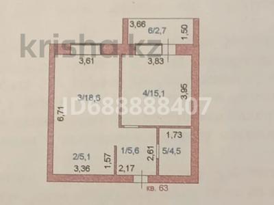 2-бөлмелі пәтер, 51.6 м², 3/9 қабат, Малика Габдулина 4, бағасы: 23 млн 〒 в Кокшетау