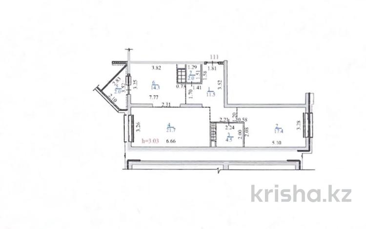 3-комнатная квартира, 73 м², 3/15 этаж, Манаса 109а — Манаса за 73.7 млн 〒 в Алматы, Алмалинский р-н — фото 2