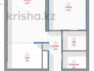 2-бөлмелі пәтер · 63 м² · 13/16 қабат, Розыбакиева 197/2, бағасы: 81 млн ₸ в Алматы, Бостандыкский р-н