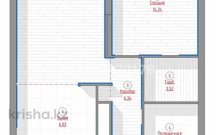 2-бөлмелі пәтер · 63 м² · 13/16 қабат, Розыбакиева 197/2, бағасы: 81 млн ₸ в Алматы, Бостандыкский р-н — фото 2