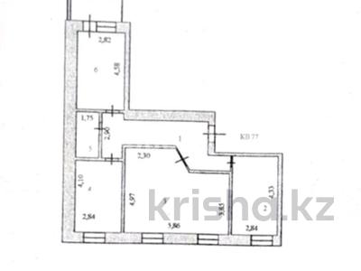 3-комнатная квартира · 80.2 м² · 5/5 этаж, Қ. Сатпаев 13/3 — Евразия за 32 млн 〒 в Астане, Алматы р-н