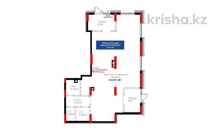 Свободное назначение · 125 м² за 1.8 млн ₸ в Астане — фото 2