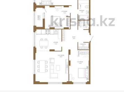 4-бөлмелі пәтер · 138.08 м² · 8/21 қабат, Достык 8/2 — ВИДОВАЯ!!! БЕЗ КОМИССИИ!!! ЗВОНИТЕ!!!, бағасы: ~ 93.9 млн ₸ в Астане