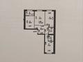 3-комнатная квартира · 75 м² · 4/9 этаж, Мухамеджан Тынышбайулы 10 — Нажмеденова за 42.5 млн ₸ в Астане, Сарайшык р-н — фото 4