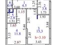 2-комнатная квартира · 42 м² · 9/14 этаж, Шамши Калдаяков 16 — Станция LRT Театр за 45 млн ₸ в Астане, Сарайшык р-н