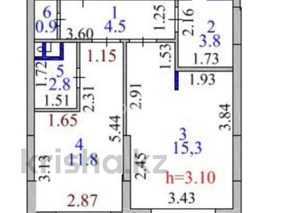 2-комнатная квартира · 42 м² · 9/14 этаж, Шамши Калдаяков 16 — Станция LRT Театр за 45 млн ₸ в Астане, Сарайшык р-н