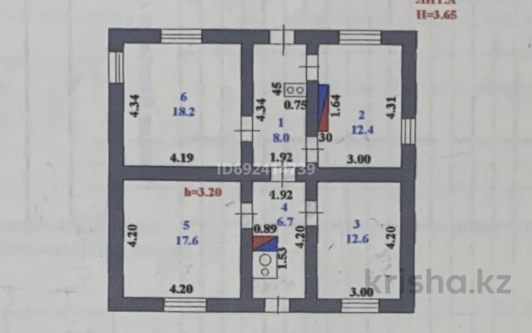 Отдельный дом • 4 комнаты • 75.5 м² • 10 сот., Жанкент за 55 млн 〒 в Астане, Алматы р-н — фото 2