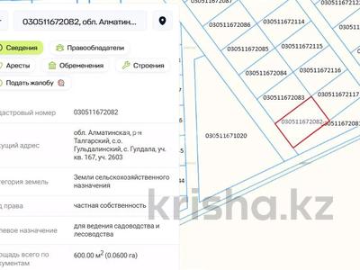 Участок · 6 соток, Киши Байсерке за 2.2 млн ₸