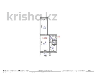 2-комнатная квартира · 45.2 м² · 5/5 этаж, Майкудук, Майкудук, 13й микрорайон 42 за 8 млн ₸ в Караганде, Алихана Бокейханова р-н