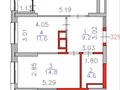 2-бөлмелі пәтер · 58.2 м² · 14/17 қабат, Шамши Калдаяков 60В, бағасы: ~ 29.7 млн ₸ в Астане, Сарайшык р-н — фото 14