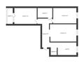 3-бөлмелі пәтер, 67.8 м², 1/6 қабат, городок строителей 2, бағасы: 20.2 млн 〒 в Кокшетау — фото 11