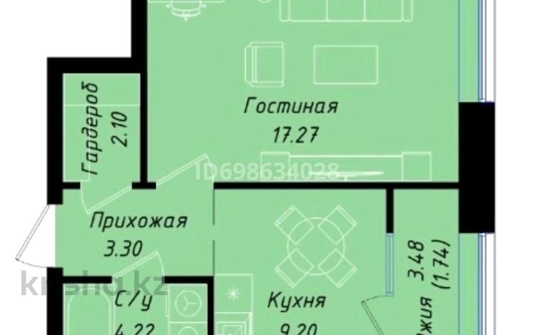 1-комнатная квартира · 38 м² · 6/7 этаж, Аль-Фараби 7/3 — Керей Жанибек Хандар за 20.5 млн 〒 в Астане, Есильский р-н — фото 2