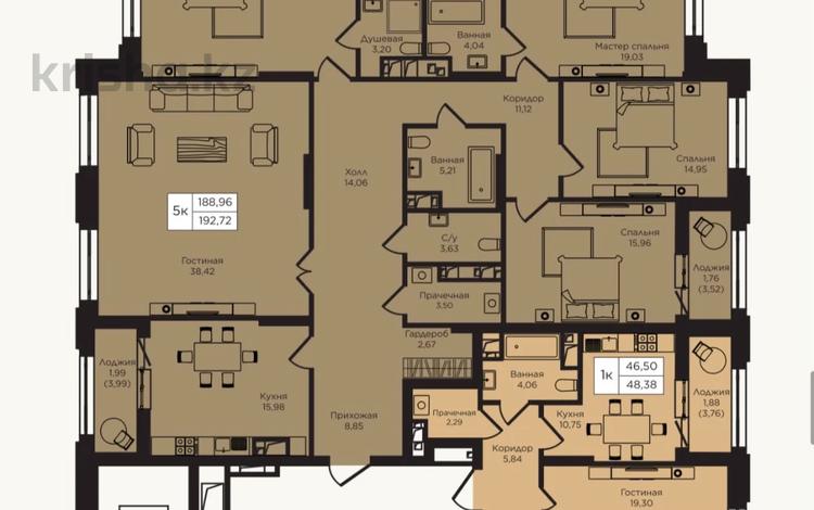 5-комнатная квартира · 193 м² · 9/18 этаж, Кошкарбаева 1 — Момышулы за 180 млн ₸ в Астане, Алматы р-н — фото 31