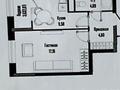 1-бөлмелі пәтер · 38.6 м² · 21/21 қабат, Жошы хан 12/1, бағасы: 26 млн ₸ в Астане, Есильский р-н
