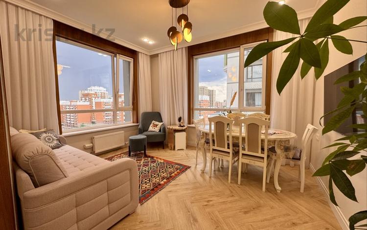 3-комнатная квартира · 77 м² · 9/9 этаж, Майкайын 14 — Бауыржана Момышулы за 67.5 млн ₸ в Астане, Алматы р-н — фото 2