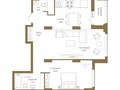 2-бөлмелі пәтер · 68.82 м² · 8/18 қабат, Достык 8/5, бағасы: ~ 50.7 млн ₸ в Астане, Есильский р-н
