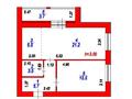 2-бөлмелі пәтер · 57.7 м² · 4/12 қабат, ​Улица Шамши Калдаяков 46 — Шамши Калдаякова - Каршыга Ахмедьярова.новый мост улы Дала., бағасы: ~ 23.1 млн ₸ в Астане, Сарайшык р-н — фото 2