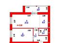2-бөлмелі пәтер · 57.7 м² · 4/12 қабат, ​Улица Шамши Калдаяков 46 — Шамши Калдаякова - Каршыга Ахмедьярова.новый мост улы Дала., бағасы: ~ 23.1 млн ₸ в Астане, Сарайшык р-н — фото 4