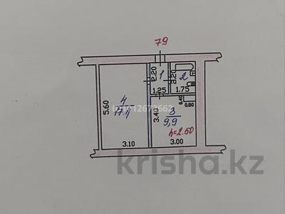 1-бөлмелі пәтер · 33.8 м² · 2/5 қабат, Жансугурова 173/175, бағасы: 15 млн ₸ в Талдыкоргане