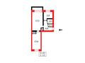 2-комнатная квартира · 45.3 м² · 4/5 этаж, 3 микрорайон за 8.5 млн ₸ в Абай — фото 7