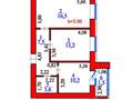 2-бөлмелі пәтер · 52.5 м² · 10/12 қабат, Жумекен Нажимеденов 46, бағасы: 29.5 млн ₸ в Астане, Сарайшык р-н