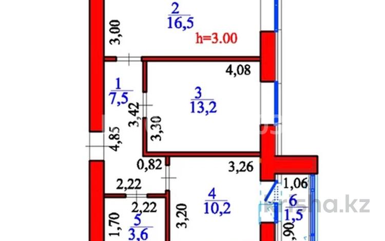 2-бөлмелі пәтер · 52.5 м² · 10/12 қабат, Жумекен Нажимеденов 46, бағасы: 29.5 млн ₸ в Астане, Сарайшык р-н — фото 4