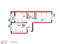 2-комнатная квартира · 63 м², Байдибек би за 30.6 млн ₸ в Шымкенте, Абайский р-н