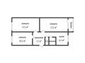 3-комнатная квартира · 62 м² · 3/5 этаж, Каирбекова 399к1 за 23.5 млн ₸ в Костанае — фото 11
