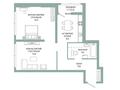 1-комнатная квартира · 55.9 м², Толе би 19а за ~ 31 млн ₸ в Астане, Нура р-н — фото 3