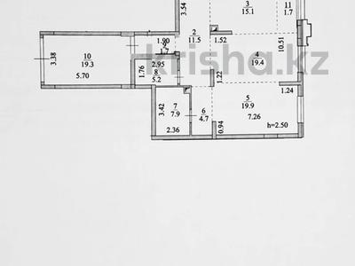 3-комнатная квартира · 100 м² · 1/8 этаж, Тасшокы, 4​ 4 за 117 млн ₸ в Астане, Алматы р-н