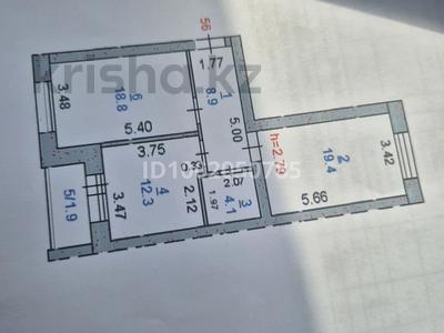 2-комнатная квартира · 65.4 м² · 4/4 этаж, Каирбекова 453 за 21 млн 〒 в Костанае