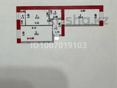 2-бөлмелі пәтер · 65 м² · 4/12 қабат, Айтматова 79, бағасы: 34.8 млн ₸ в Астане, Нура р-н