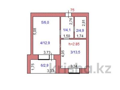 2-бөлмелі пәтер, 44.3 м², 7/9 қабат, Ауезова 213а — Ул.Ауезова - ул.Пушкина, бағасы: ~ 13.7 млн 〒 в Кокшетау