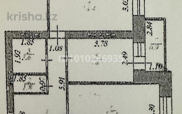 2-бөлмелі пәтер · 59.4 м² · 9/9 қабат, К.Азербаева — К.Азербаева - Р.Кошкарбаева, бағасы: 25 млн ₸ в Астане, Сарыарка р-н — фото 2
