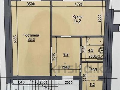 1-комнатная квартира, 49 м², 3/5 этаж, Алтын орда 17 г за 12 млн 〒 в Актобе