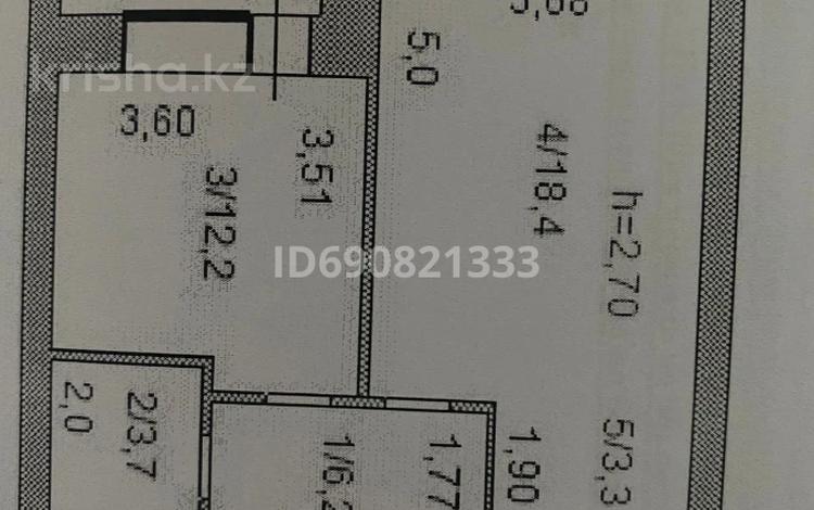 2-комнатная квартира, 45.7 м², 4/5 этаж, Магзи Абулкасымова 115 за 13.5 млн 〒 в Кокшетау — фото 2