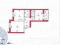 2-бөлмелі пәтер · 65 м² · 2/6 қабат, 38 улица 22-27, бағасы: 43.5 млн ₸ в Астане, Есильский р-н
