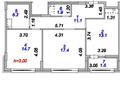 2-комнатная квартира · 65 м² · 4/12 этаж, Туран 39/2 за 52 млн ₸ в Астане, Нура р-н — фото 6