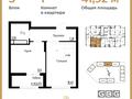1-бөлмелі пәтер · 42 м² · 12/12 қабат, А. Байтурсынулы 47, бағасы: 31 млн ₸ в Астане, Алматы р-н — фото 14