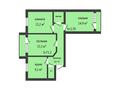 3-комнатная квартира · 71.2 м² · 1/6 этаж, Г. Каирбекова 358А за 44.6 млн ₸ в Костанайской обл. — фото 3