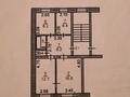 3-бөлмелі пәтер · 61 м² · 3/5 қабат, Мауленова 22 — Дом Печати, бағасы: 28 млн ₸ в Костанае — фото 11