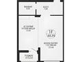 1-комнатная квартира · 47.9 м² · 9/9 этаж, Ахмет Байтурсынулы 10а — БЕЗ КОМИССИИ за ~ 29.4 млн ₸ в Астане, Сарайшык р-н — фото 3