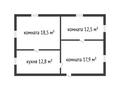 3-бөлмелі пәтер · 62 м² · 1/2 қабат, Ауэзова 44, бағасы: 7.8 млн ₸ в Кокшетау — фото 5