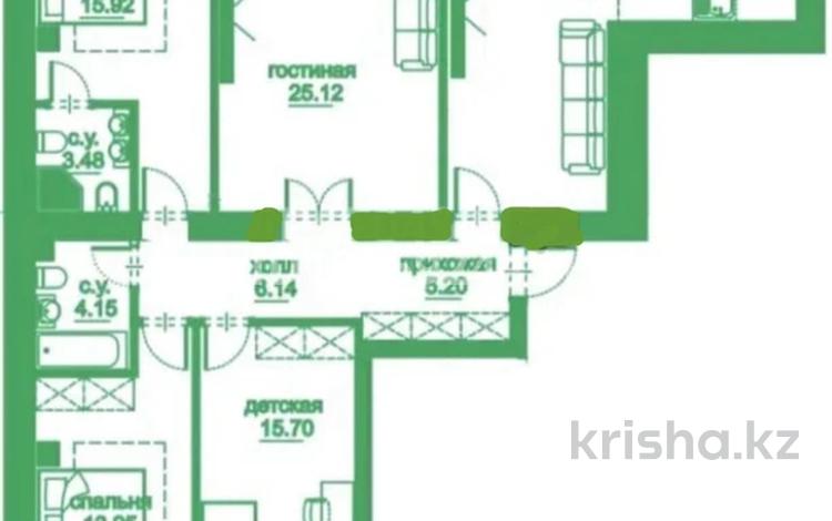 4-бөлмелі пәтер · 125 м² · 8/9 қабат, Туран 46Б/1, бағасы: 81.9 млн ₸ в Астане, Нура р-н — фото 35