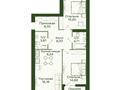 3-бөлмелі пәтер · 76.5 м² · 8/9 қабат, Улы Дала 36, бағасы: 51 млн ₸ в Астане, Нура р-н