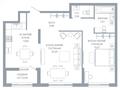 2-комнатная квартира · 69.62 м² · 3 этаж, По ул. Ханов Керея и Жанибека, напротив Президентского парка — БЕЗ КОМИССИИ/ ВЫБОР ЭТАЖА И ПЛАНИРОВКИ за ~ 49.5 млн ₸ в Астане, Есильский р-н — фото 2