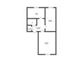 2-комнатная квартира · 42.1 м² · 2 этаж, 30 лет Победы 5 за 8 млн ₸ в 
