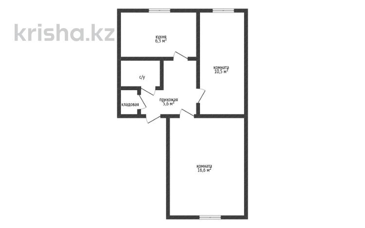 2-комнатная квартира · 42.1 м² · 2 этаж, 30 лет Победы 5 за 8 млн ₸ в  — фото 2