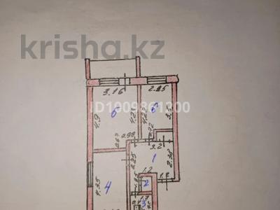 2-комнатная квартира · 50 м² · 2/2 этаж, Институтская 4 — ЦОН школы за 10 млн ₸ в Бишкуле