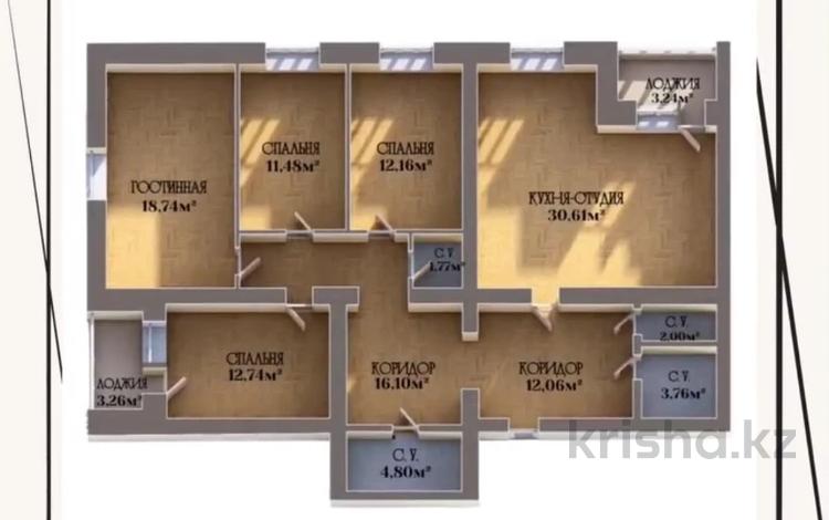 4-бөлмелі пәтер · 132 м² · 2/5 қабат, Алтын орда ш/а. 380 — 81 школа, бағасы: 40 млн ₸ в Актобе, мкр. Алтын орда — фото 2